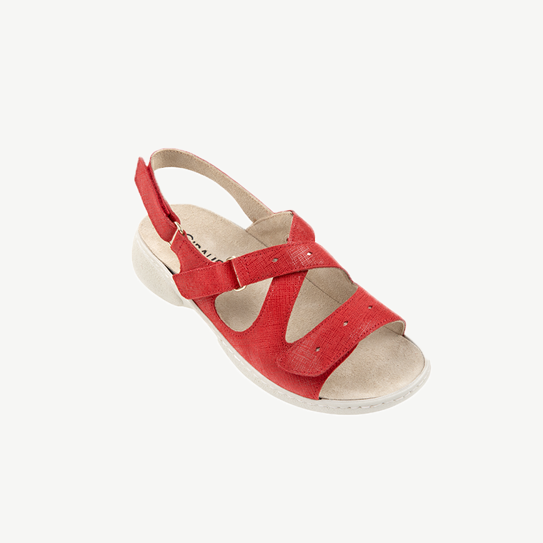 chaussure bisentina rouge semelle blanche ete 2024