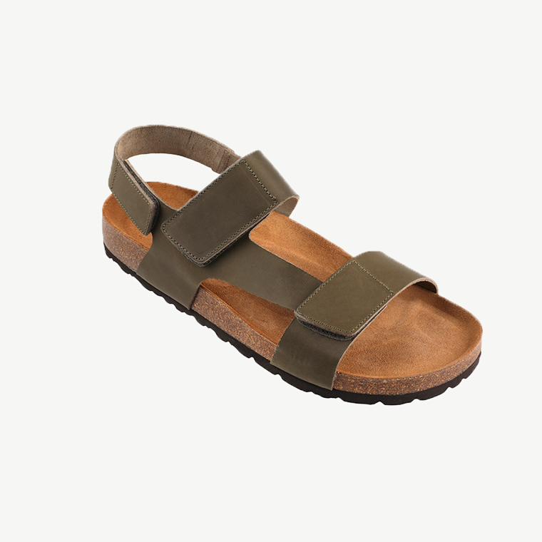 Sandales riviera kaki homme