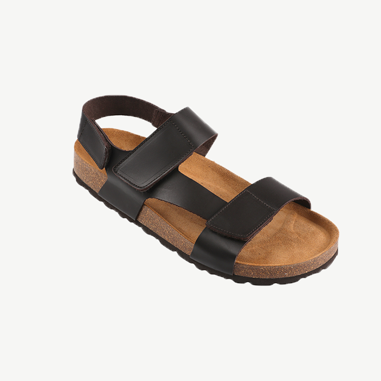 Sandales riviera marron homme